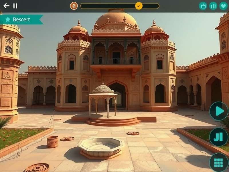 Sarkhej Roza Mystery puzzle solving interface